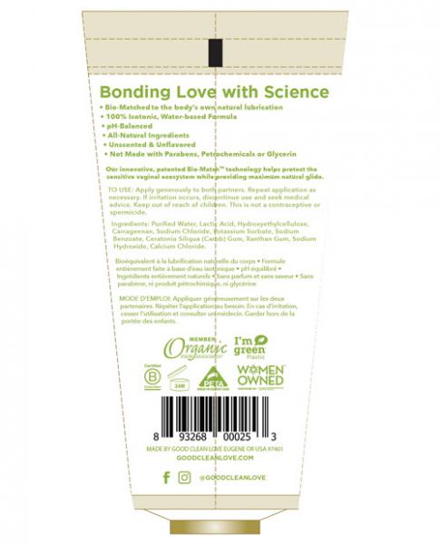 Good Clean Love Bionude Ultra Sensitive Personal Lubricant 3oz  Sex Toy Product