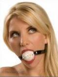 Jawbreaker Gag Black Strap Sex Toy Product