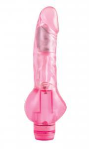 Juicy Jewels Rose Quartz Pink Realistic Vibrator Sex Toy Product