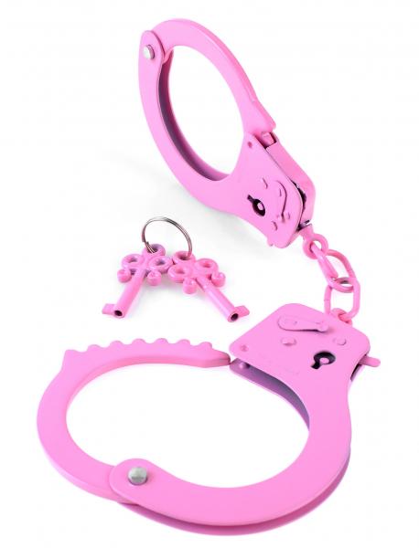 Fetish Fantasy Pink Metal Cuffs Sex Toy Product
