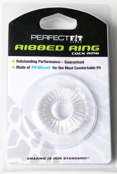 Ribbed Ring Ice Clear Sex Toy Product