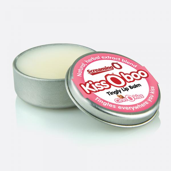 KissOboo Tingly Lip Balm Cinnamon .45oz Tin Sex Toy Product