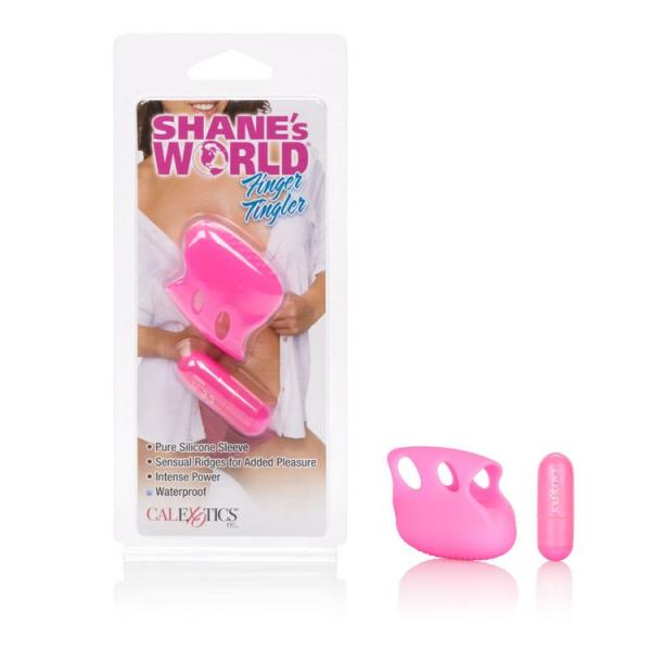 Shane's World Finger Tingler Pink Vibrator Sex Toy Product
