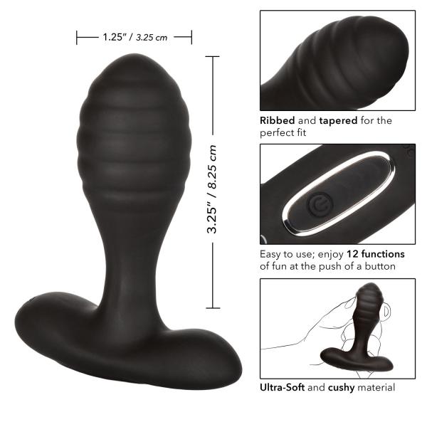 Eclipse Ergo Ultra Soft Probe Black Vibrator Sex Toy Product