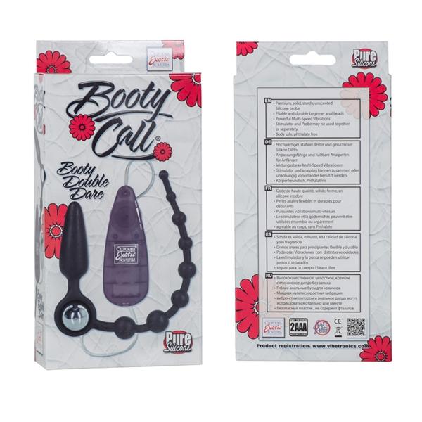 Booty Call Double Dare Probe Beads Black Sex Toy Product