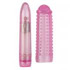 Softee Vibe With Removable Sleeve  - Pink Sex Toy Product