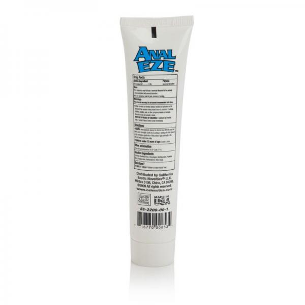 Anal Eze Desensitizing Gel 1.5 fluid ounces Sex Toy Product