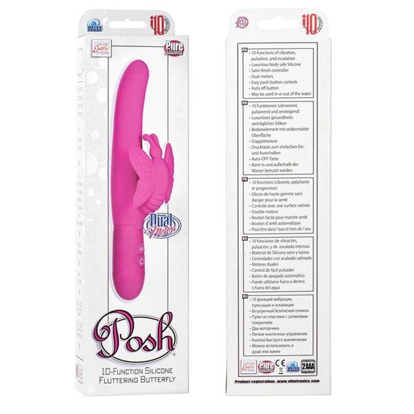 Posh Fluttering Butterfly Pink Vibrator Sex Toy Product