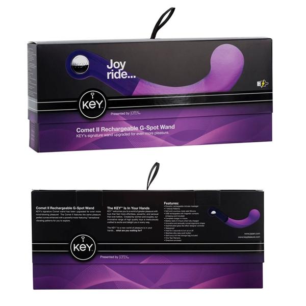 Comet II Rechargeable G-Spot Wand - Purple	 Sex Toy Product
