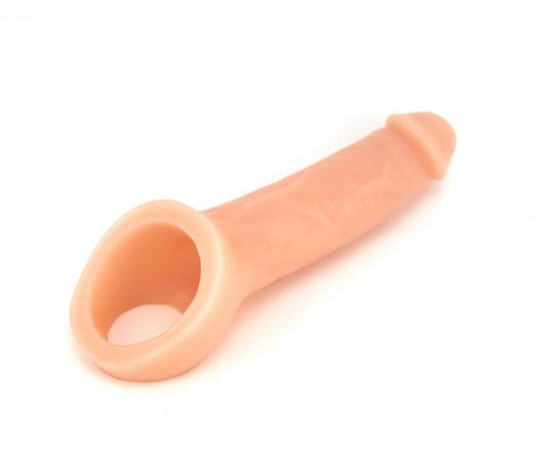 Ride On Hollow Penis Enhancer Beige Sex Toy Product