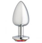 Cloud 9 Gems Silver Chromed Anal Plug Large Sex Toy Product