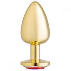 Cloud 9 Gems Gold Anal Plug Large Sex Toy Product