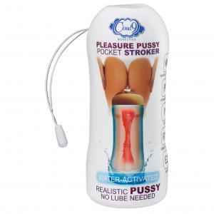 Cloud 9 Pleasure Pussy Pocket Stroker Water Activated Tan Sex Toy Product