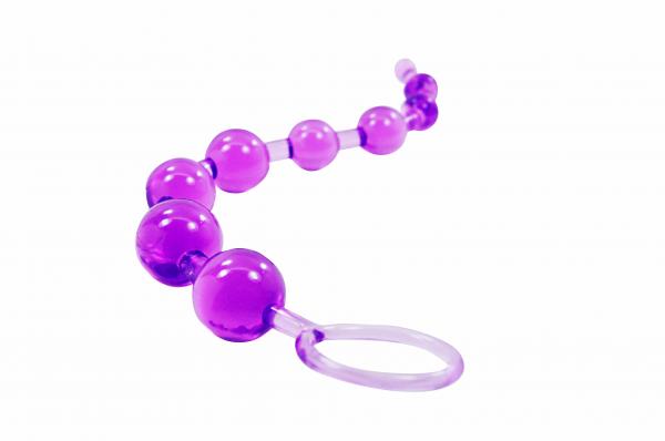 Cloud 9 Classic Anal Beads Purple Sex Toy Product