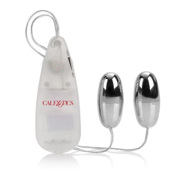Pocket Exotics Vibrating Double Silver Bullets