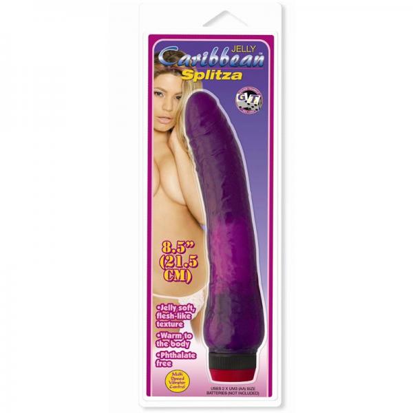 Jelly Caribbean #4 Splitza Vibrator - Purple Sex Toy Product