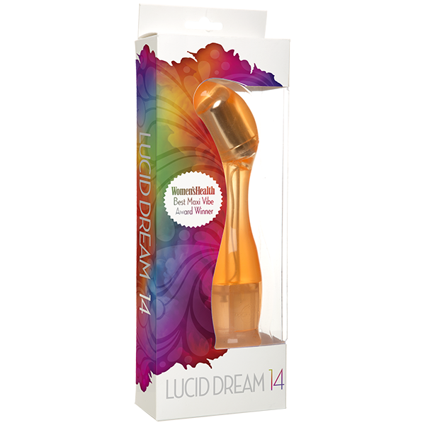 Lucid Dream No 14 Multi-Speed G-Spot Vibrator Orange Sex Toy Product