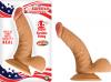 All American Whopper With Balls 6.5 Inches Dildo Beige	 Sex Toy Product Image 2