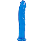 Jelly Jewels Dong With Suction Cup 8 Inch - Blue	 Sex Toy Product