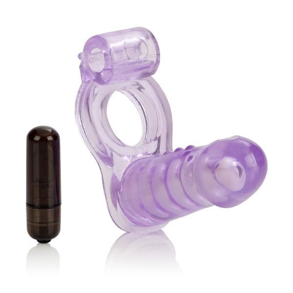 Double Diver Dual Penetration Vibrating Cock Ring	 Sex Toy Product