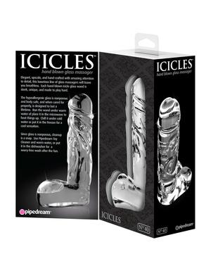 Icicles No. 40 Hand Blown Glass Massager Sex Toy Product