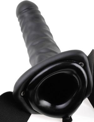 Fetish Fantasy 8 inches Hollow Strap On Black Sex Toy Product