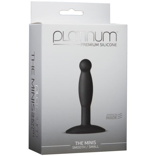 Platinum Premium Silicone The Minis Smooth Small Black Sex Toy Product