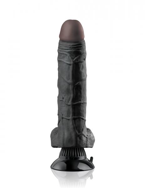 Real Feel Deluxe No 7 Black Vibrating Dildo Sex Toy Product