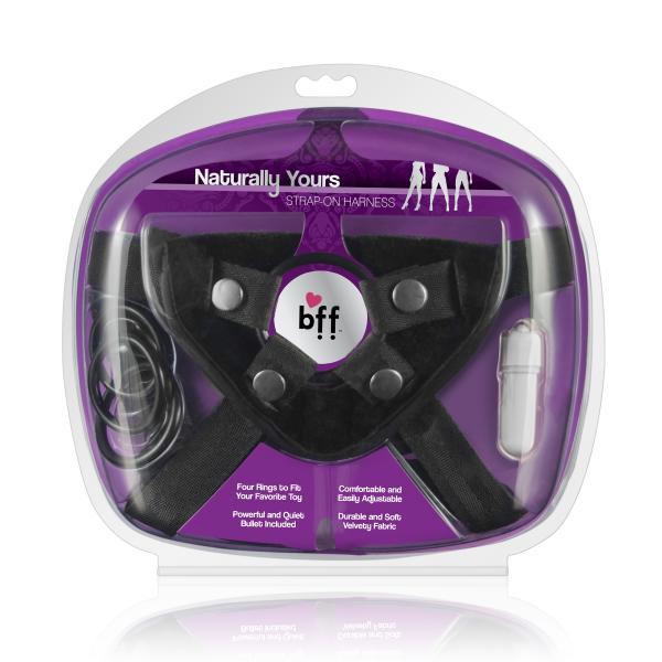 Bff Naturally Yours Adjustable Harness Black OS Sex Toy Product