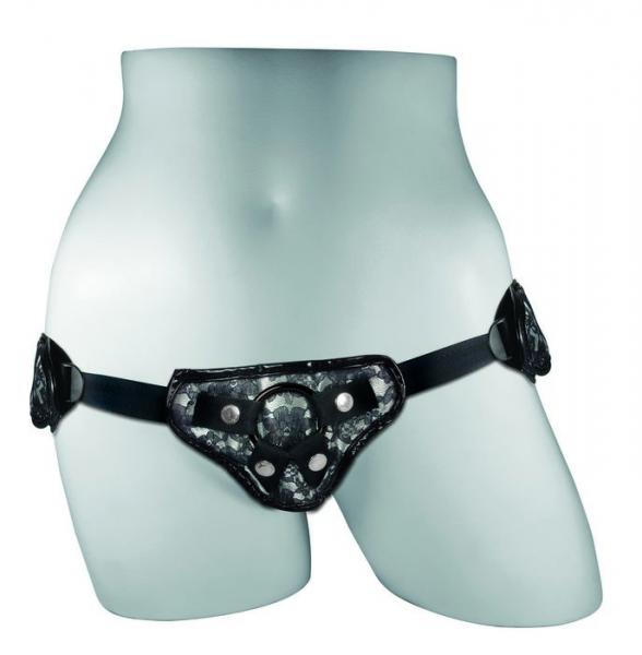 Platinum Lace Corsette Strap On O/S Harness Sex Toy Product