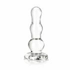 Glass Butt Plug 4 Inches Clear Sex Toy Product