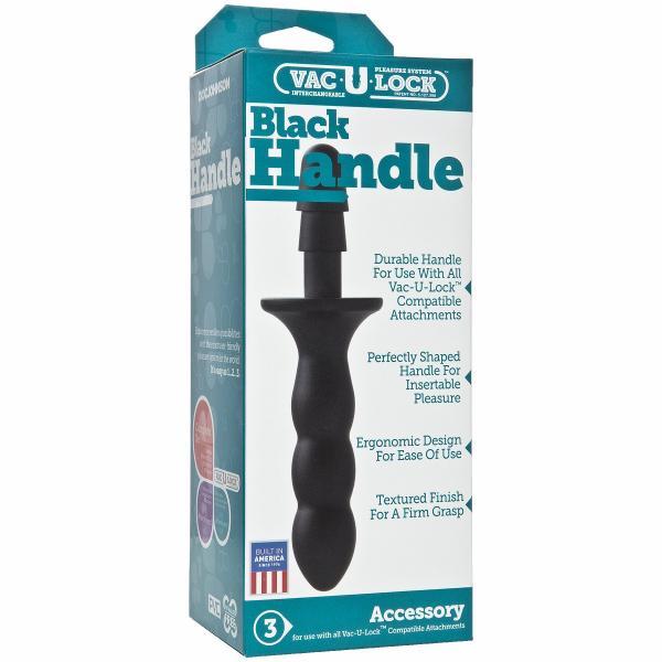 Vac-U-Lock Black Handle  Sex Toy Product