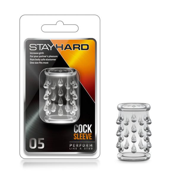 Stay Hard Cock Sleeve 05 Clear Sex Toy Product