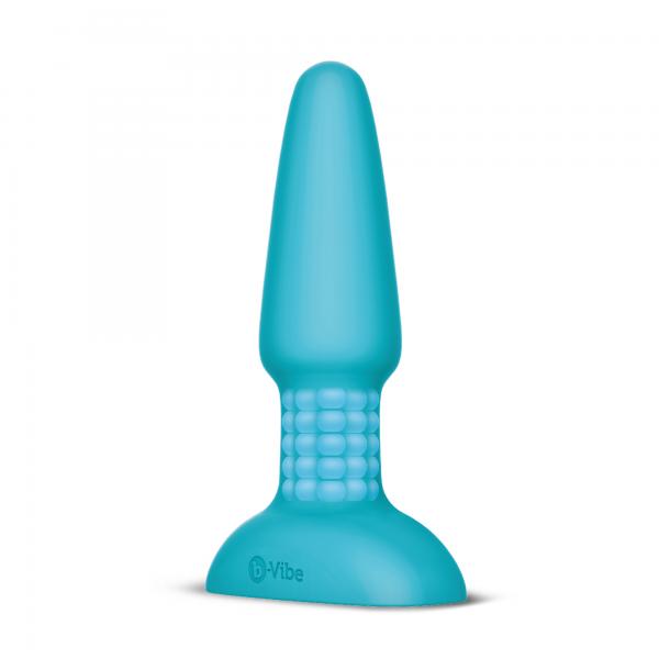 B Vibe Rimming Plug Teal Blue Sex Toy Product