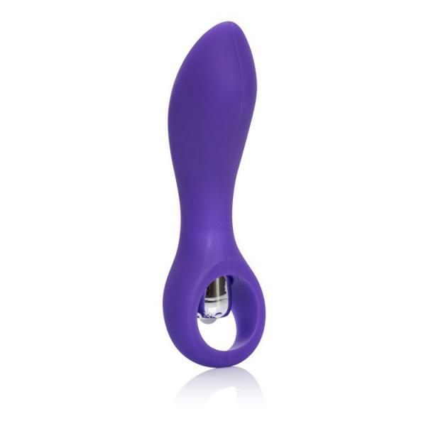 Vibrating Silicone Booty Probe Purple Sex Toy Product