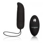 Silicone Remote Ridged G Vibrator Black Sex Toy Product