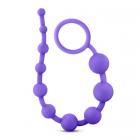 Luxe Silicone 10 Beads Purple Sex Toy Product