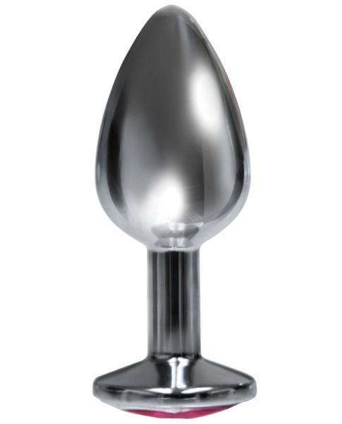 Silver Starter Bejeweled Stainless Steel Plug Sex Toy Product