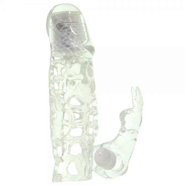 Sex Vibrating Rabbit Extender Clear Sex Toy Product