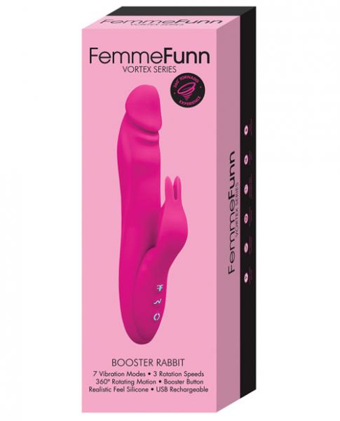 Femmefunn Booster Rabbit Vibrator Pink Sex Toy Product