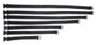 Subdued Full Body Straps Nylon Restraints Black Sex Toy Product