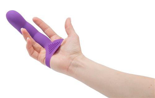 Simple And True Extra Touch Finger Dong Purple Sex Toy Product