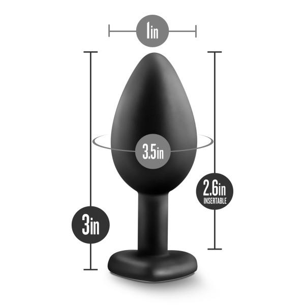 Temptasia Bling Plug Small Black Sex Toy Product