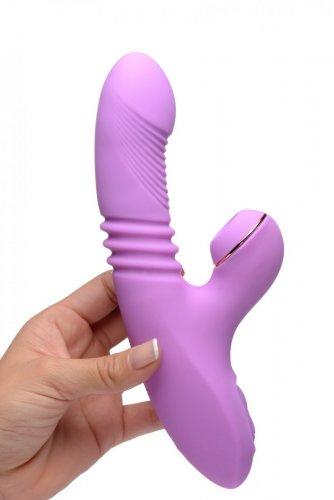 Shegasm Pro-Thrust Thrusting Suction Rabbit Vibrator Sex Toy Product