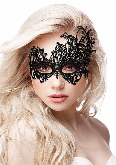 Ouch Royal Lace Mask Black O/S Sex Toy Product