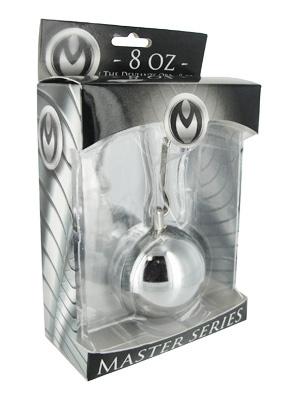 The Deviants Orb 8 Ounces Ball Weight Silver Sex Toy Product