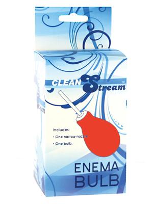 Clean Stream Enema Bulb Red Sex Toy Product