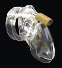 CB-6000S Male Chastity Device 2.5 inches Cock Cage and Lock Set Clear Sex Toy Product