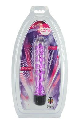 Shimmer Core Metallic Vibe Pink Sex Toy Product