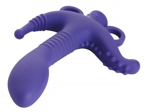 3 Way Vibrating Silicone Stimulator Sex Toy Product